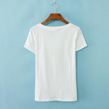 2014春夏新风尚 爱心印花全棉T恤，演绎甜美休闲格调